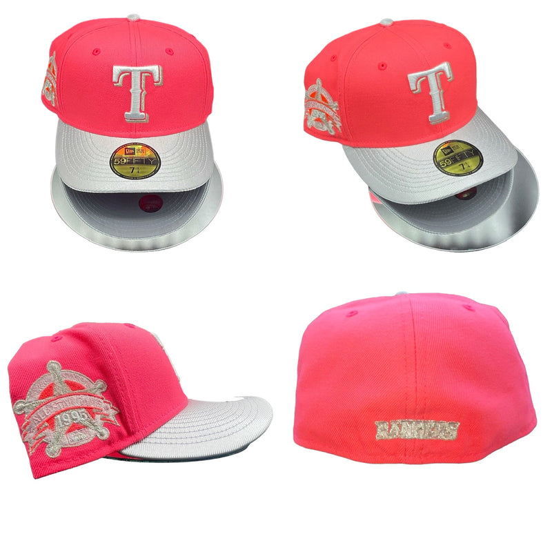 TEXAS RANGERS PINK METALLIC GREY UV