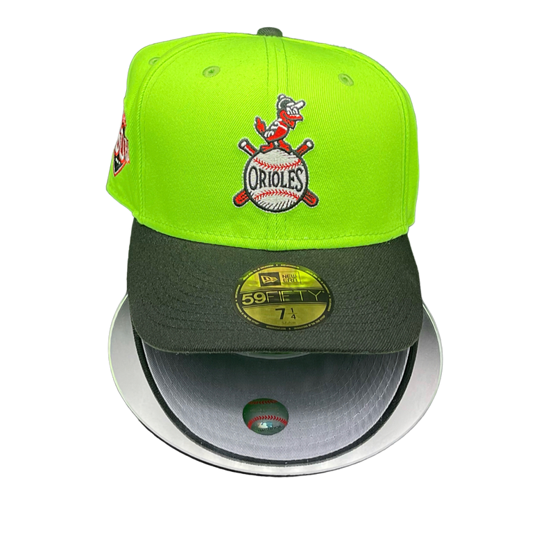 BALT. ORIOLES 2T LIME+BLACK GREY UV