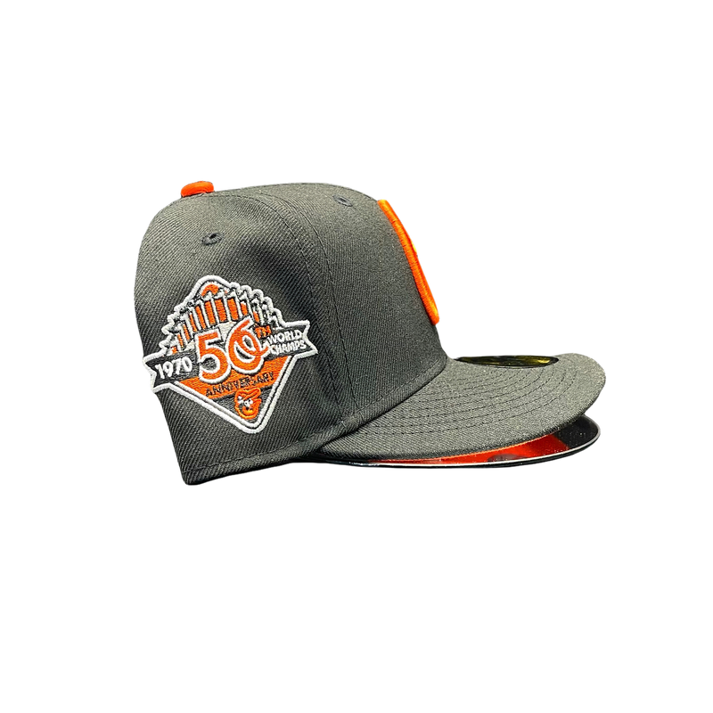 Baltimore Orioles "O's" Black Orange UV 50th