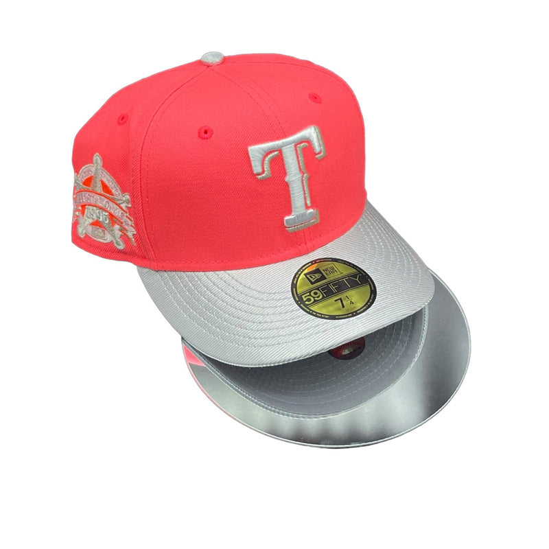 TEXAS RANGERS PINK METALLIC GREY UV