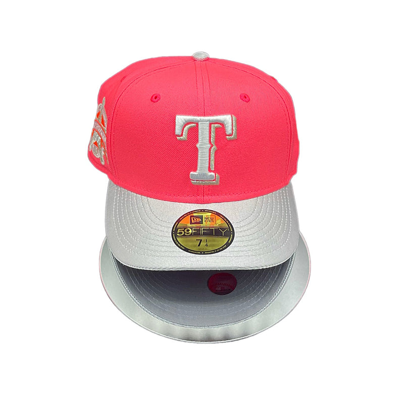 TEXAS RANGERS PINK METALLIC GREY UV